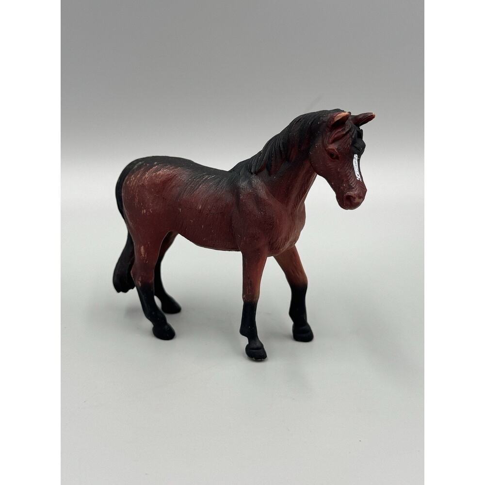 Blip Toys Horse Brown Stallion Pony Figurine 4 Inch